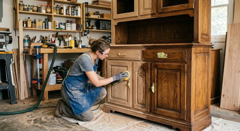 Wood Cabinet Refinishing in Dayton, OH